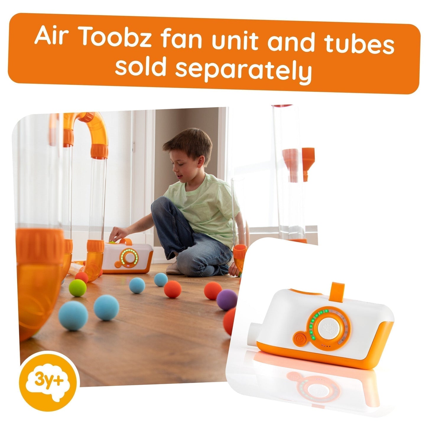 Air Tube Building Toy Whirlwind Accessory Set – Interactive Sensory Play Add-On for Kids