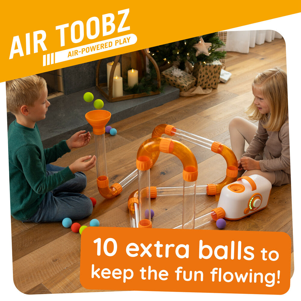 Air Tube Building Toy Expansion Set – Creative Sensory Play Add-On for Kids