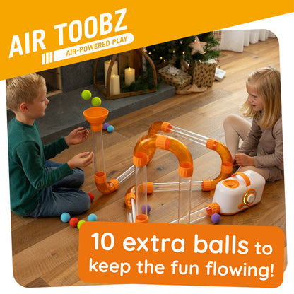 Air Tube Building Toy Expansion Set – Creative Sensory Play Add-On for Kids