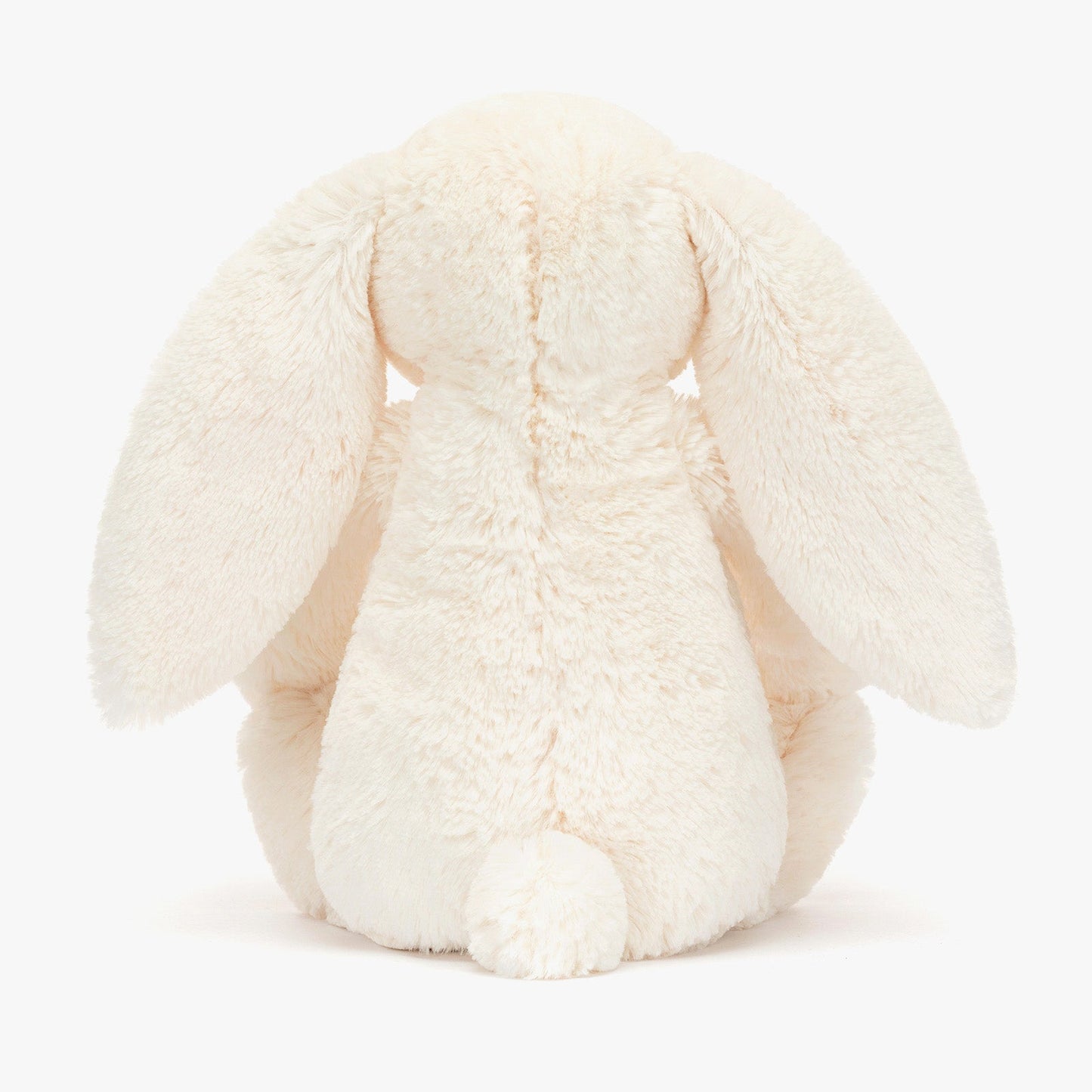 Soft Plush Cream Bunny Toy with Floral Ears – Cuddly Stuffed Animal for Kids