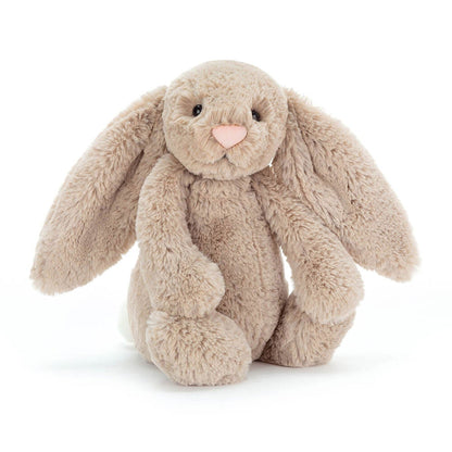 Soft Plush Bunny Toy – Beige Cuddly Stuffed Animal for Kids