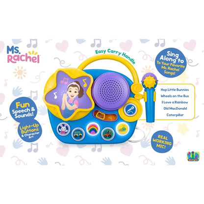 Kids Musical Sing-Along Boombox with Lights & Sounds – Learning Music Toy