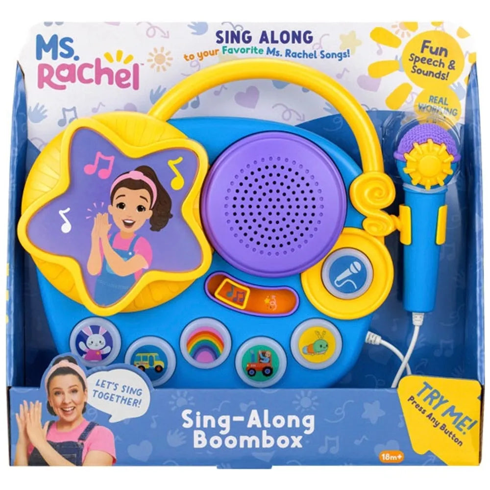 Kids Musical Sing-Along Boombox with Lights & Sounds – Learning Music Toy