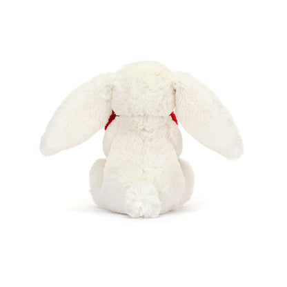 Soft Plush Bunny Toy with Red Heart – Cuddly Stuffed Animal for Kids
