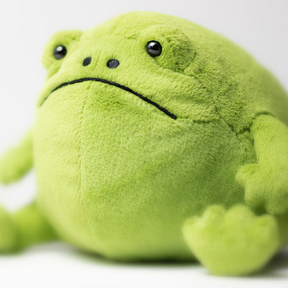 Soft Plush Frog Toy – Cute Cuddly Stuffed Animal for Kids